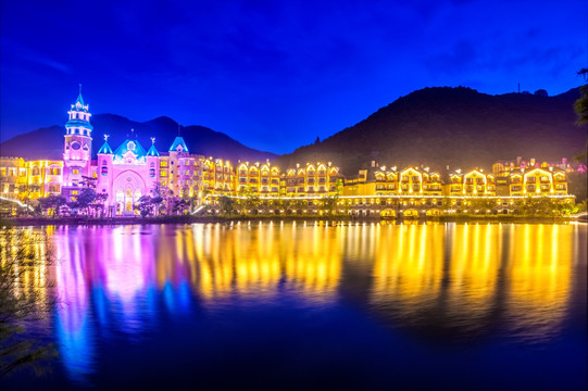 深圳茵特拉根酒店夜景