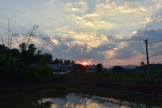 夕阳