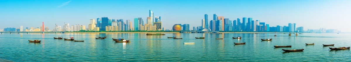 杭州钱江新城全景