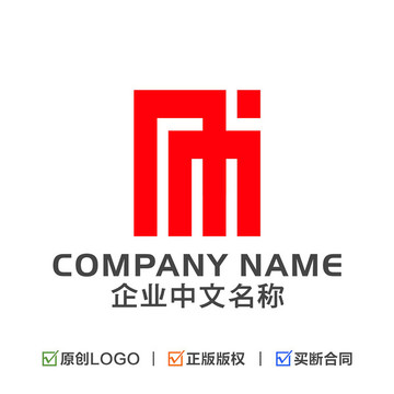 字母NM标志