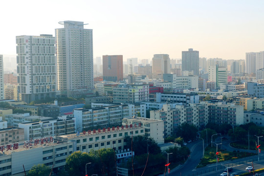 乌鲁木齐红山远眺看美景