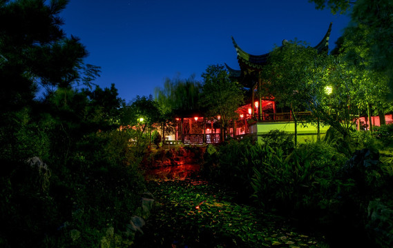 梅园夜景