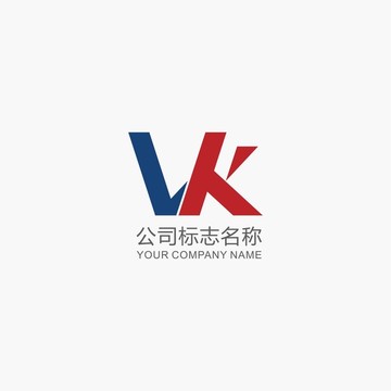 VK字母标志logo