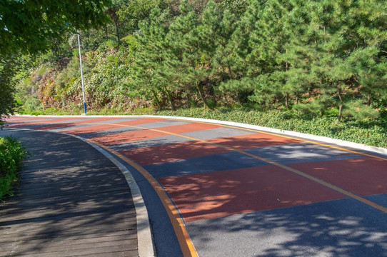 大连滨海路道路背景无人