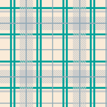 矢量苏格兰格子布纹蓝绿格子布纹