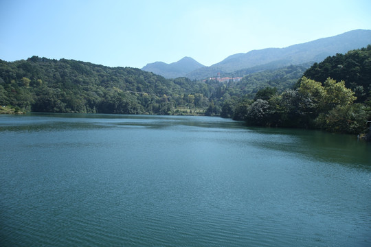 庐山莲花湖风景