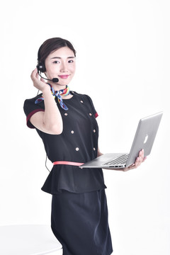 优雅的客服美女