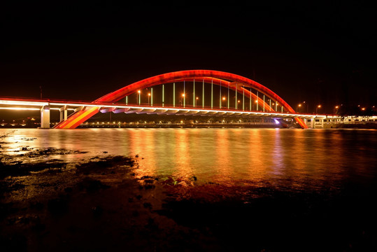 金华双龙大桥夜景