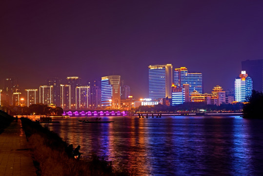 金华江北市中心夜景