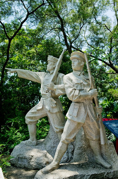 百色起义英雄雕塑园