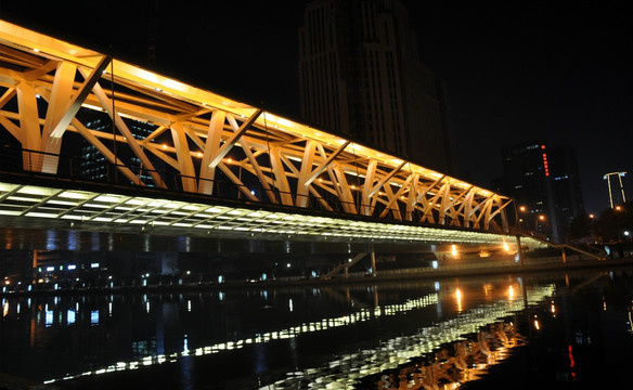 天津海河夜景游