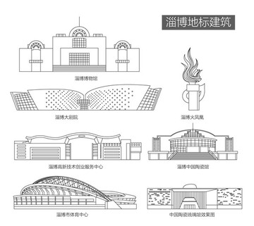 淄博地标建筑