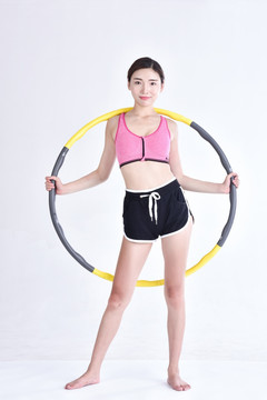 运动美女