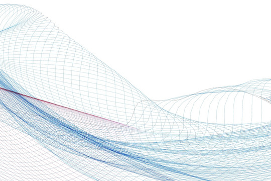蓝色抽象线条动感线