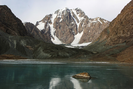博格达冰川冰湖