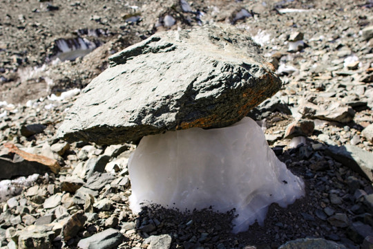 黑沟冰川冰蘑菇
