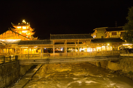 潘洲古城夜景