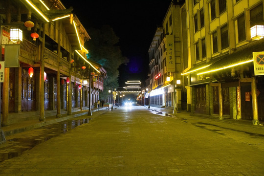 潘洲古城夜景