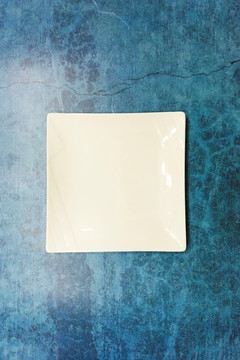 象牙白方形餐盘