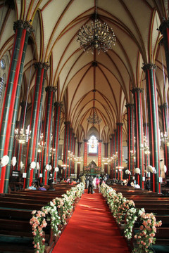 教堂婚礼布置