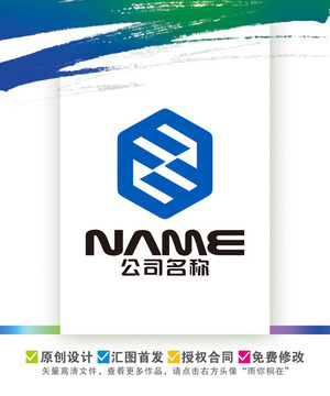 建材地产物业数码科技logo