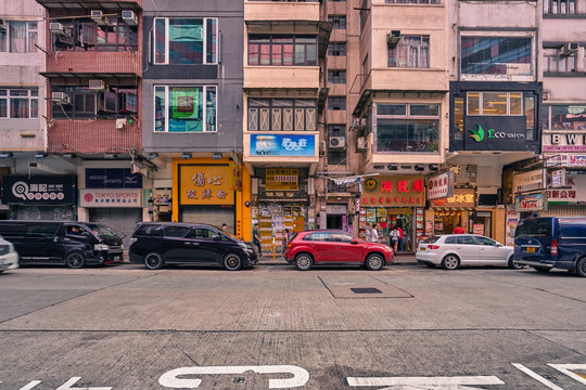 高清香港街景