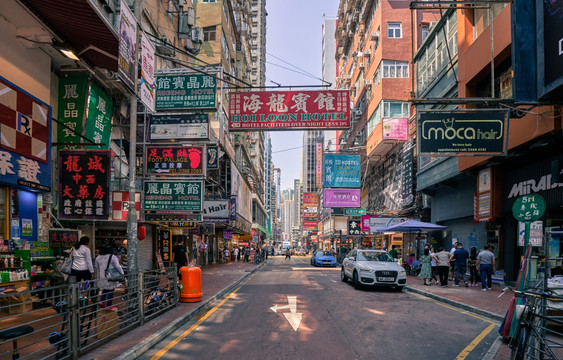 高清香港街景