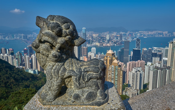 香港太平山石狮