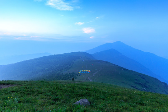 北京延庆海坨山高山草甸