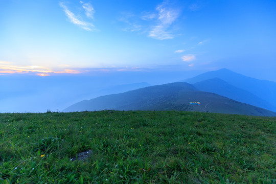 北京延庆海坨山高山草甸