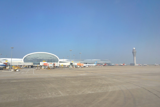 深圳机场航站楼建筑外景