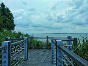 阳澄湖畔风景