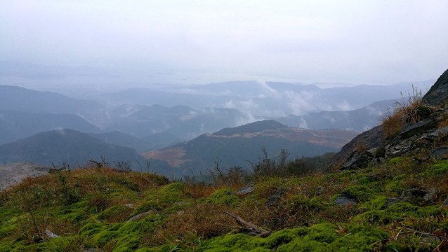 浙江宁波宁海风光茶山风光