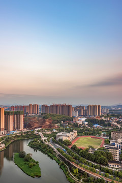 湖南邵阳城市建筑风光