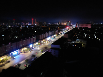 台安夜景航拍