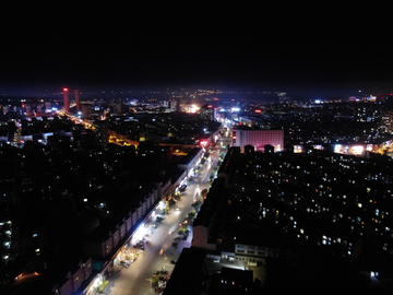 台安夜景航拍