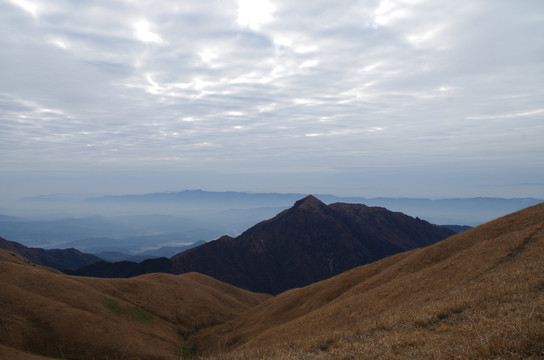 冬日武功山