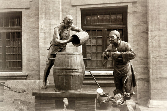 北京胡同雕塑