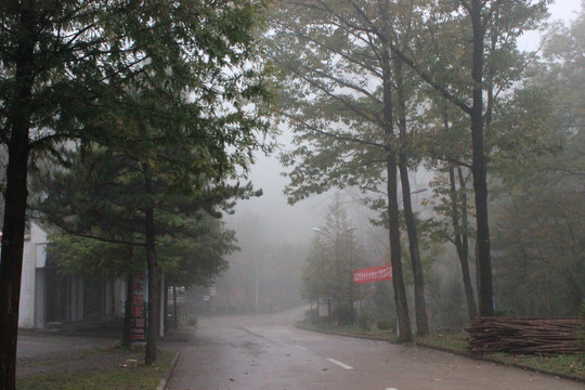 洛阳天池山云山雾绕