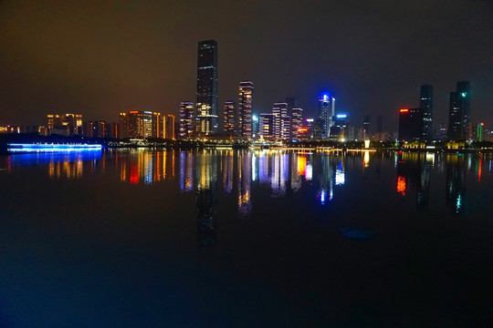 深圳人才公园及城市夜景