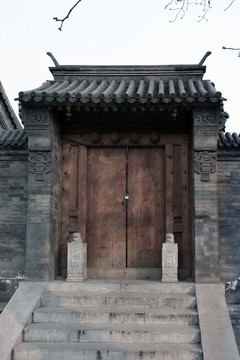 北京胡同门楼