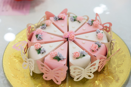 婚礼纪实蛋糕式婚礼糖果盒
