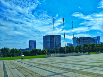 苏州园区广场风景