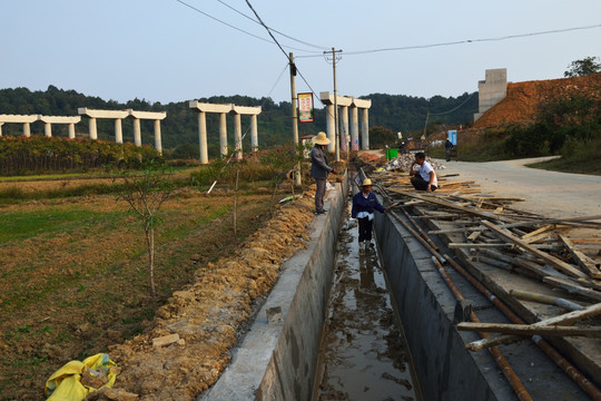 水利建设工地