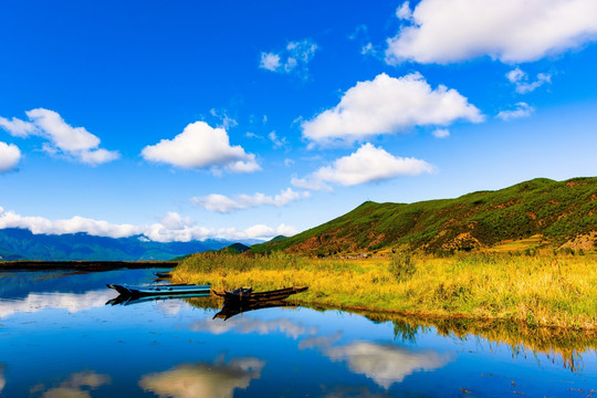 泸沽湖草海风光