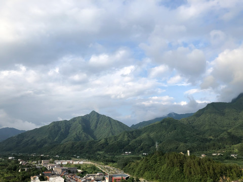 华阳古镇全景