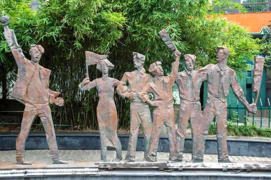 五四运动雕塑