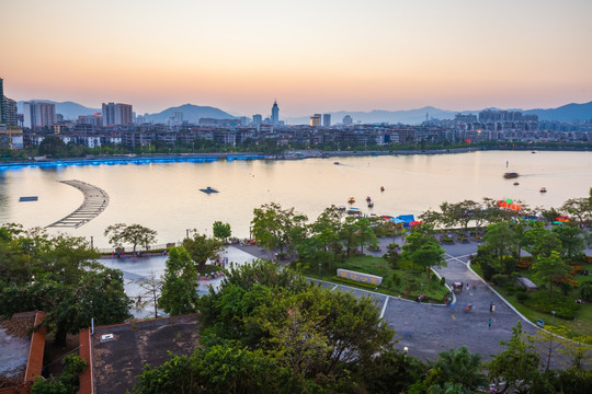 肇庆星湖夜景