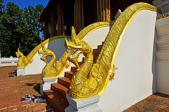老挝玉佛寺装饰