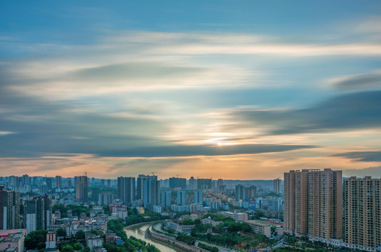 湖南邵阳城市建筑风光